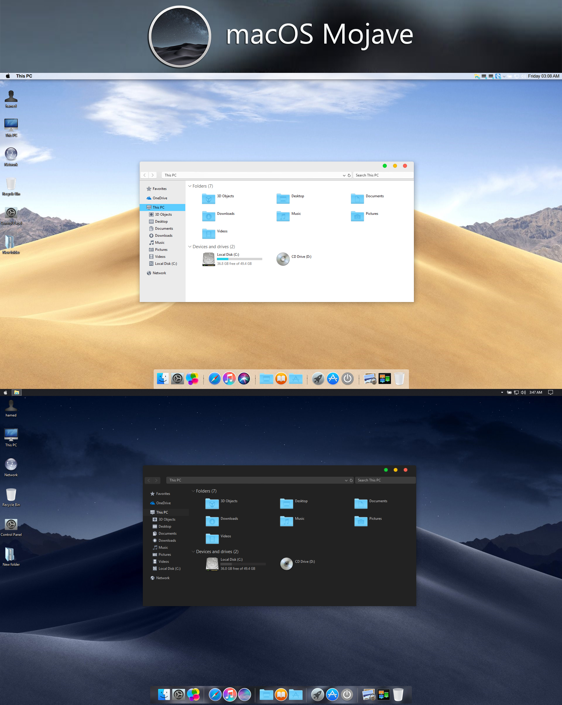 mac os style dock for windows 10